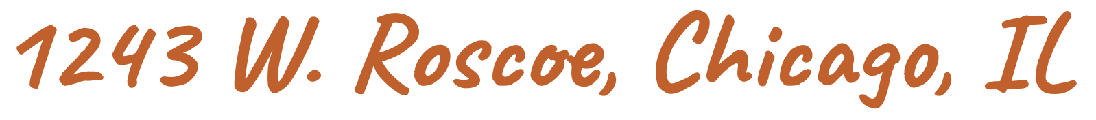 1243 Roscoe Logo